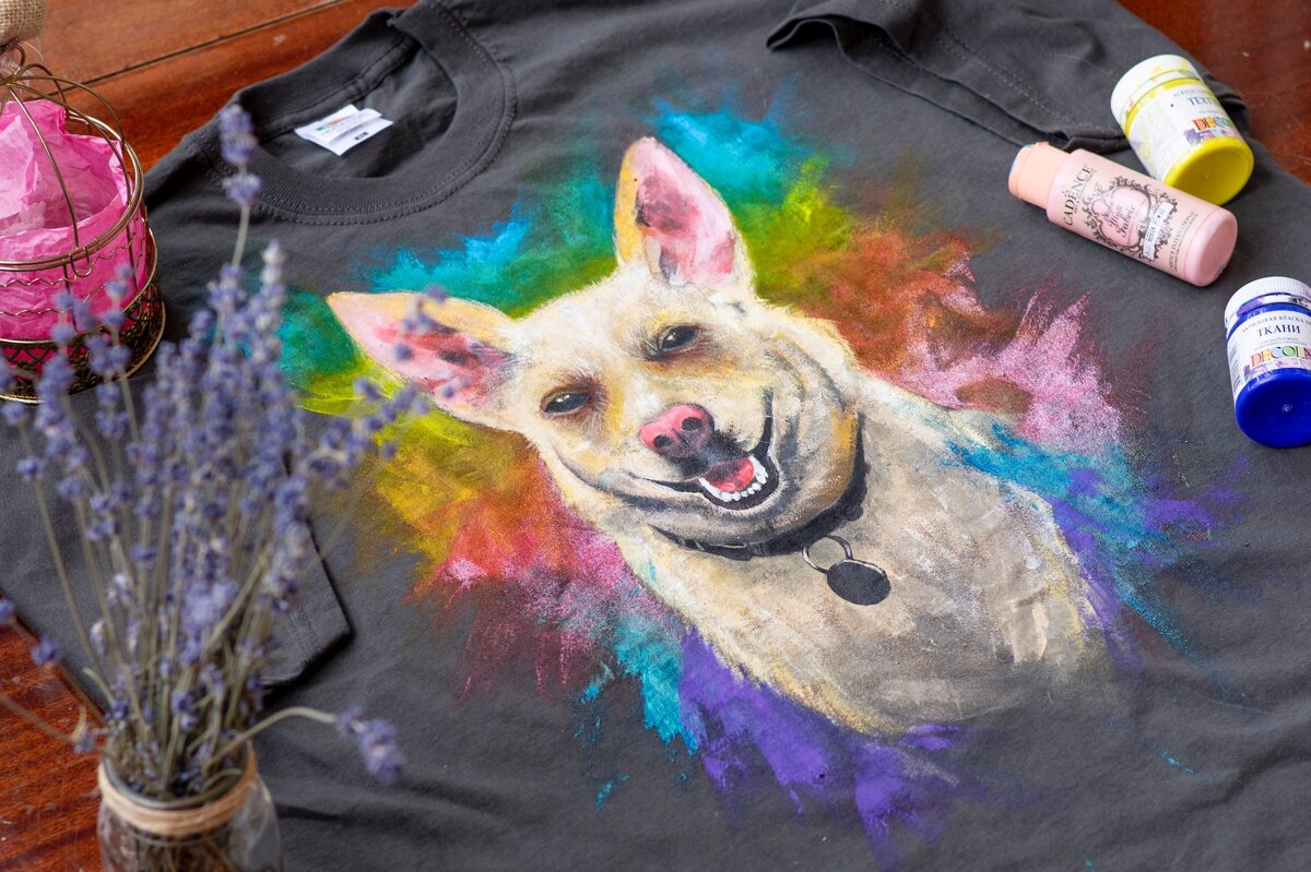     Как сделать рисунок на ткани в домашних условиях