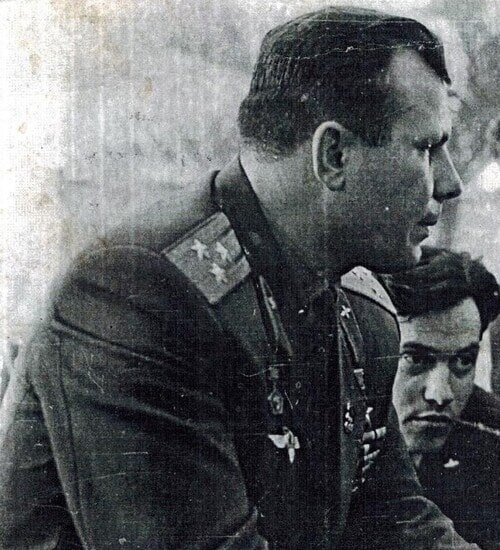 Юрий Гагарин и Валентин Петров