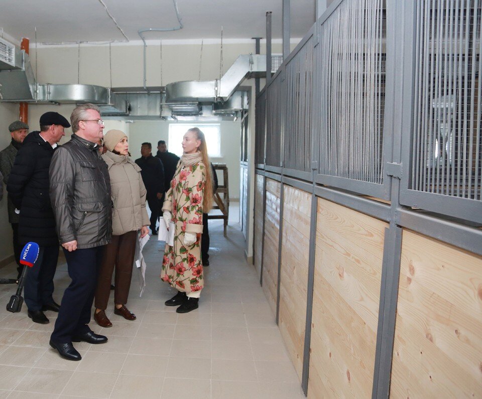    Вадим Кстенин тщательно осмотрел помещения приюта. с сайта мэрии Воронежа.