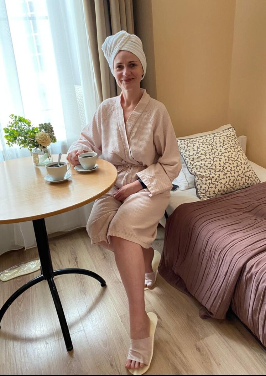 Это я уже в отеле намылась с дороги