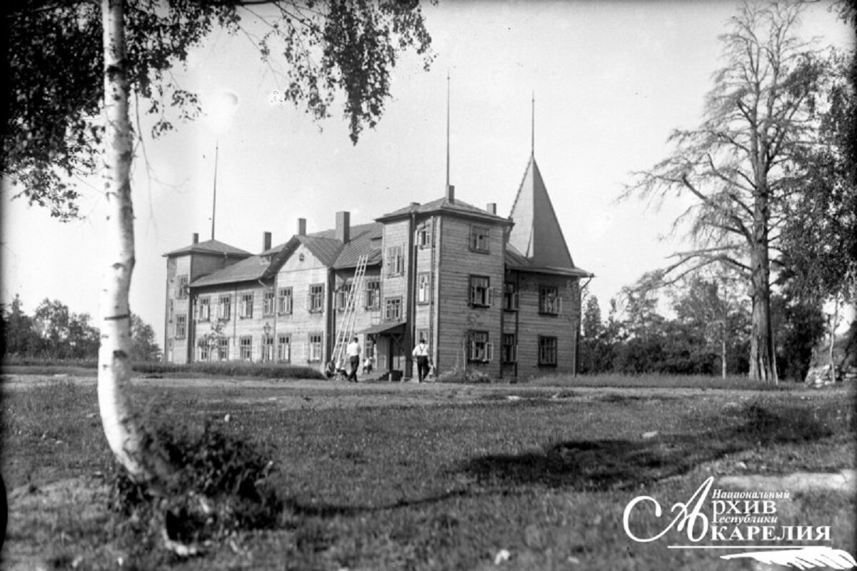    Где и как был обустроен первый санаторий для карельских чиновниковДом отдыха "Маткачи", 1930-е годы, фото Национального архива РК