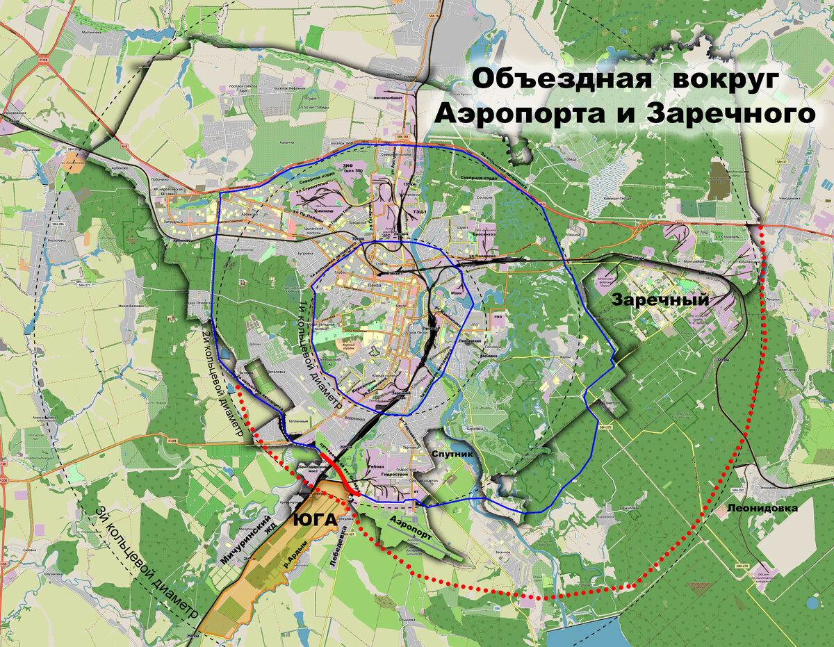 Глава 50 Город–курорт «Юга» от компании «Термодом». Давайте оценим  перспективы | Генеральный план Пензы для Пензы | Дзен