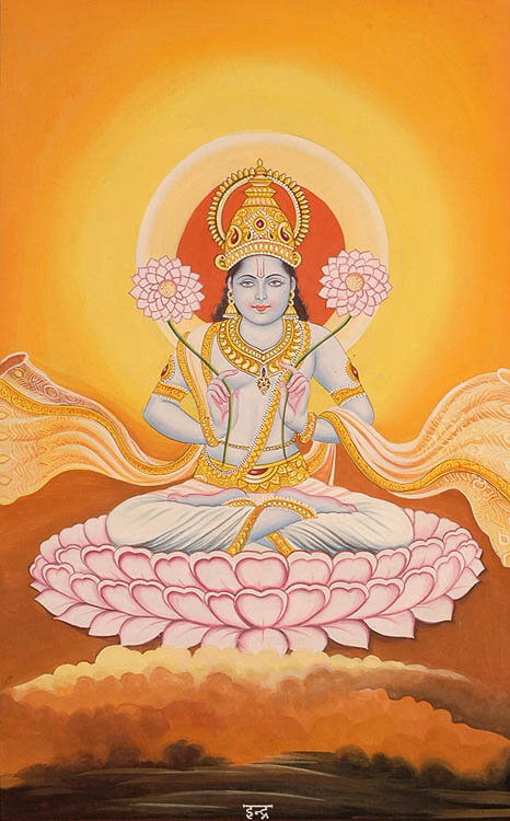 Сурьядев. Изображение: cdn.exoticindia.com