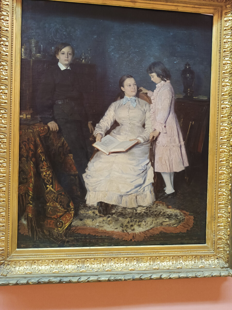 Маковский В.Е. Семейный портрет Орловских. 1878г. 