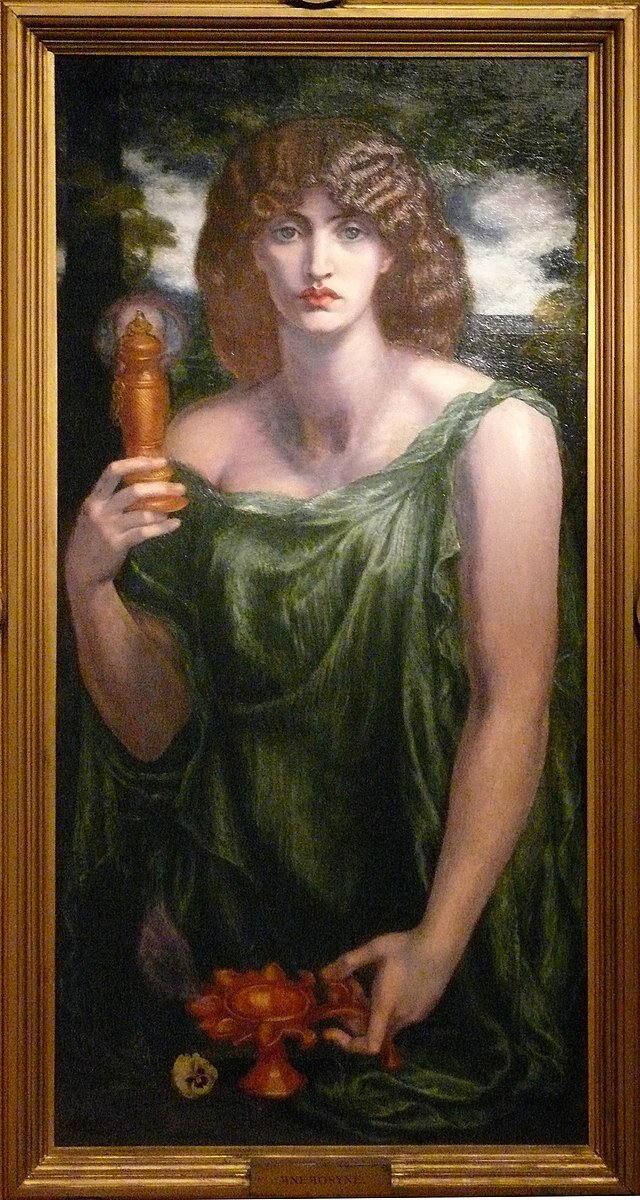 Gabriel Charles Dante Rossetti. Mnemosyne. 1875-1881. Delaware Art Museum