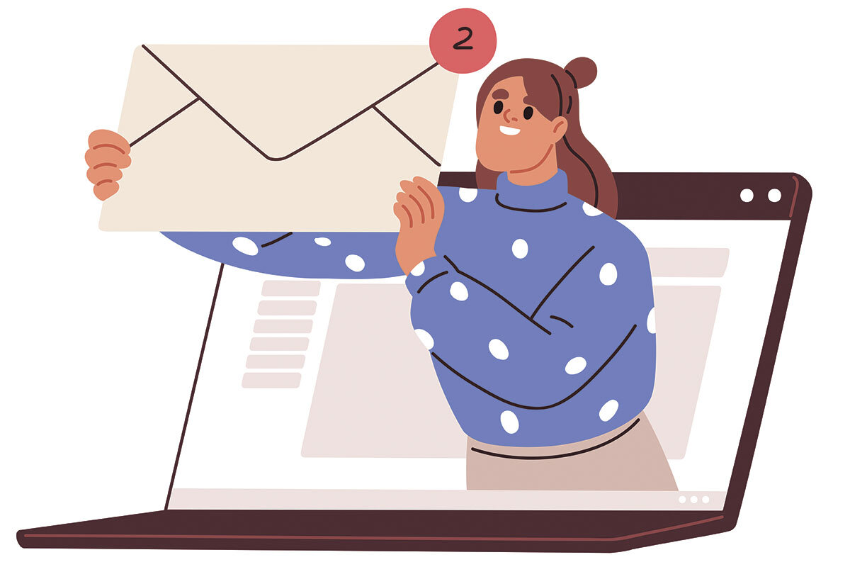    У вас два новых сообщения. Оба от службы технической поддержки: просят прочитать статью и настроить свою электронку