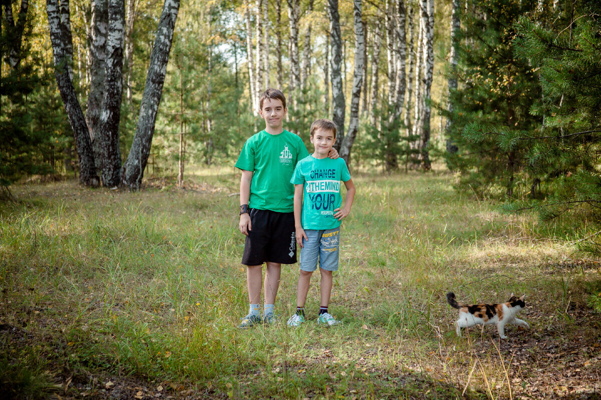 Антон и Миша, оба на семейном обучении