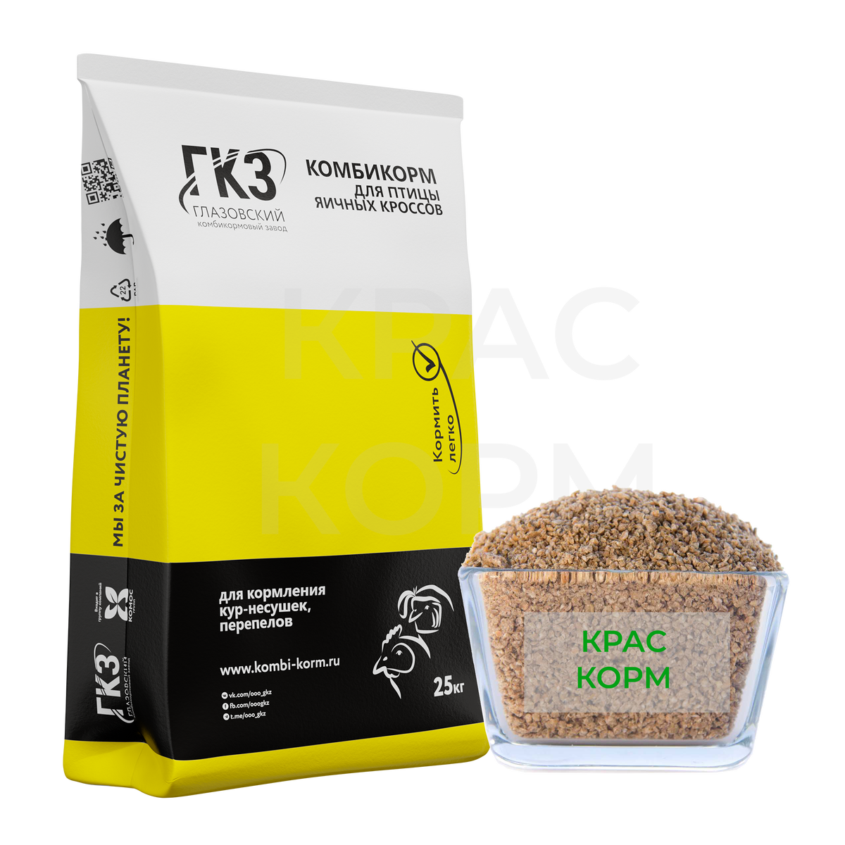 корм для кур несушек