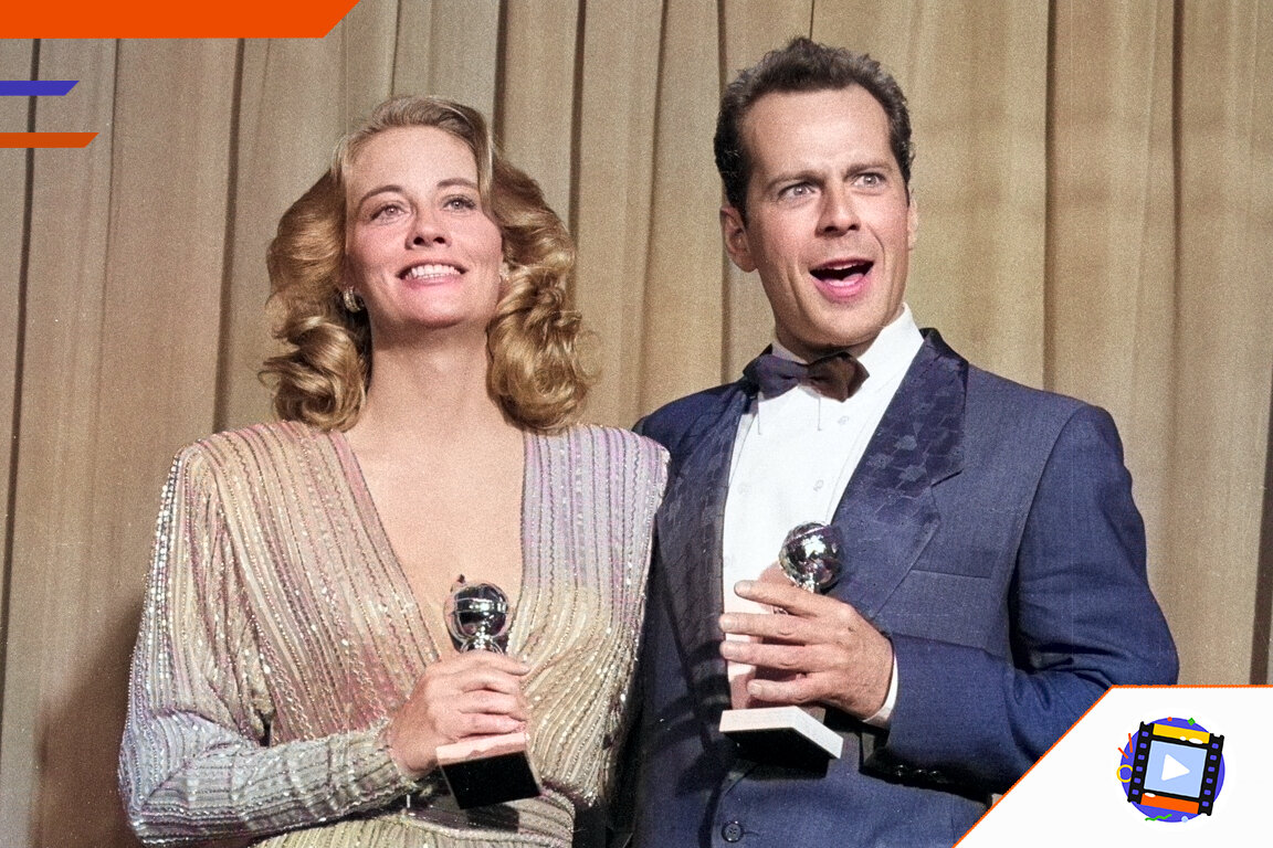 Сибилл Шеперд и Брюс Уиллис