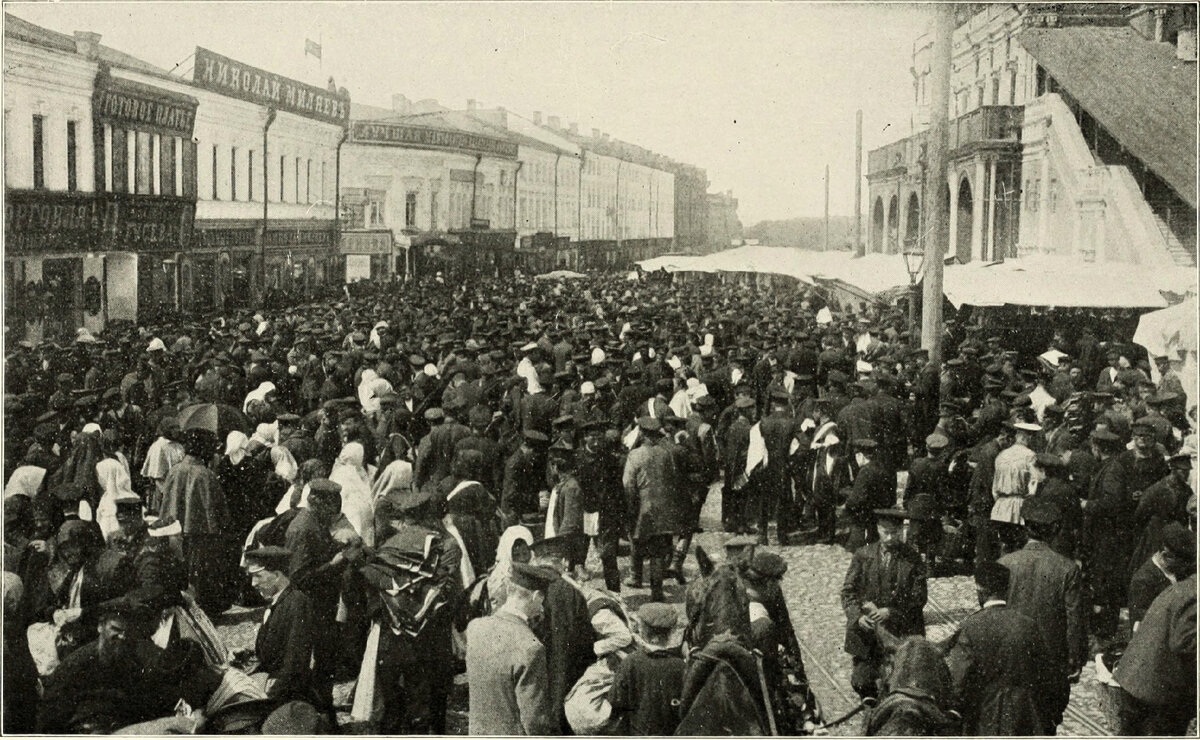 Рынок у Сухаревой башни. 1901 г.
