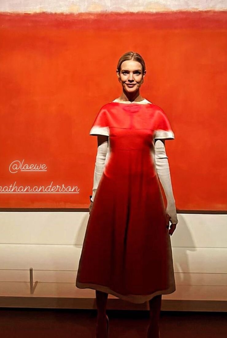    Наталья Водянова посетила выставку в ПарижеСоцсети Антуана Арно