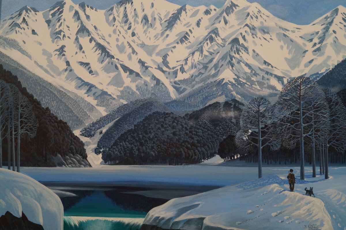 Валерий Ржевский. Зима в горах