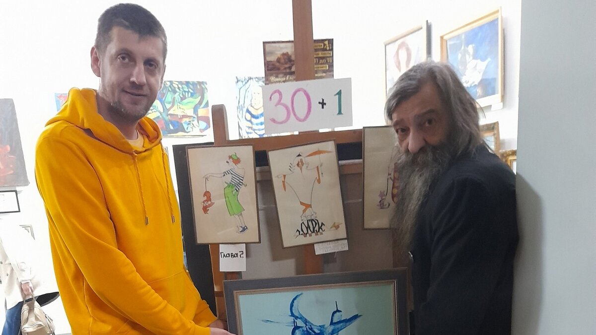    В Курске в день рождения галереи "АЯ" Олег Радин анонсировал новую книгу