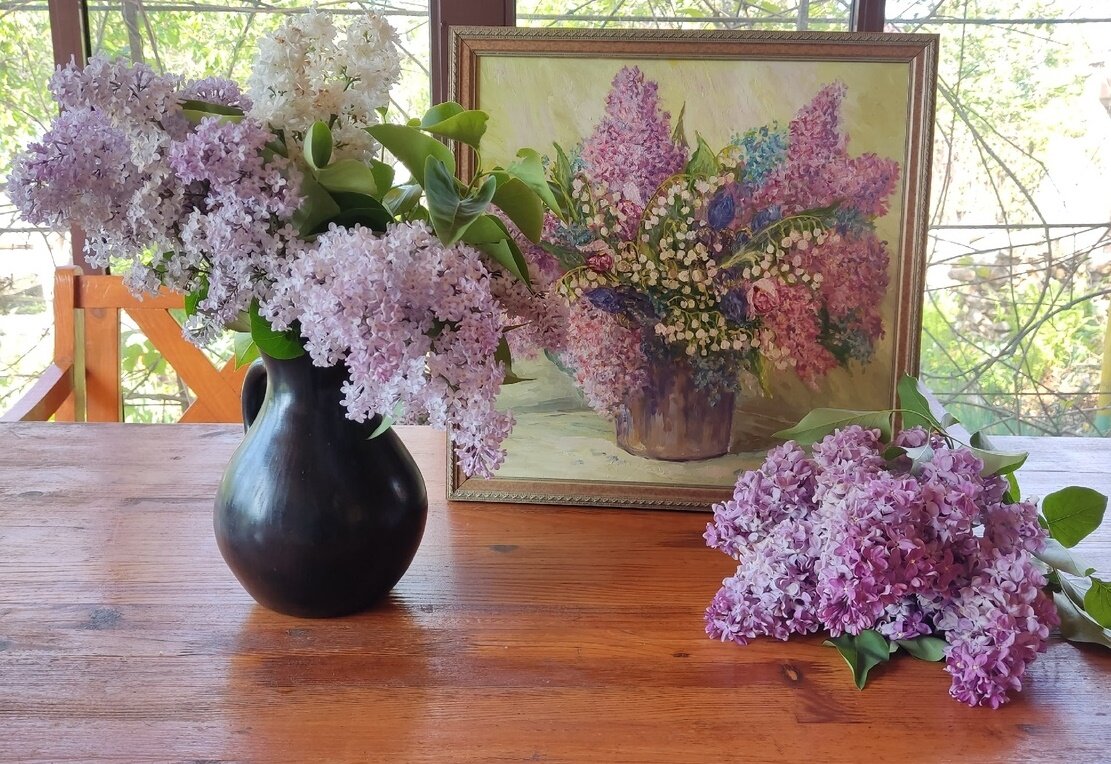 Букет «Сиреневое настроение». Инна Рукосуева