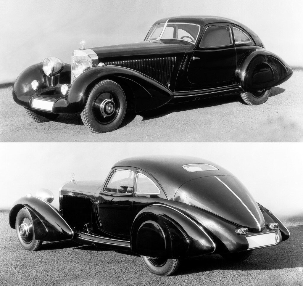 Mercedes-Benz 500K "Autobahn-Kurier" (W29) - вдохновитель проекта Эберхарда Шульца