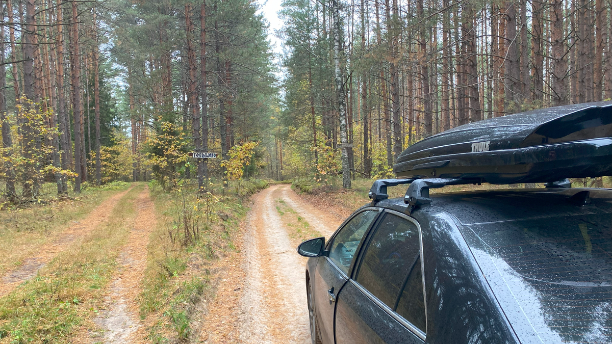 На въезде в Голышово