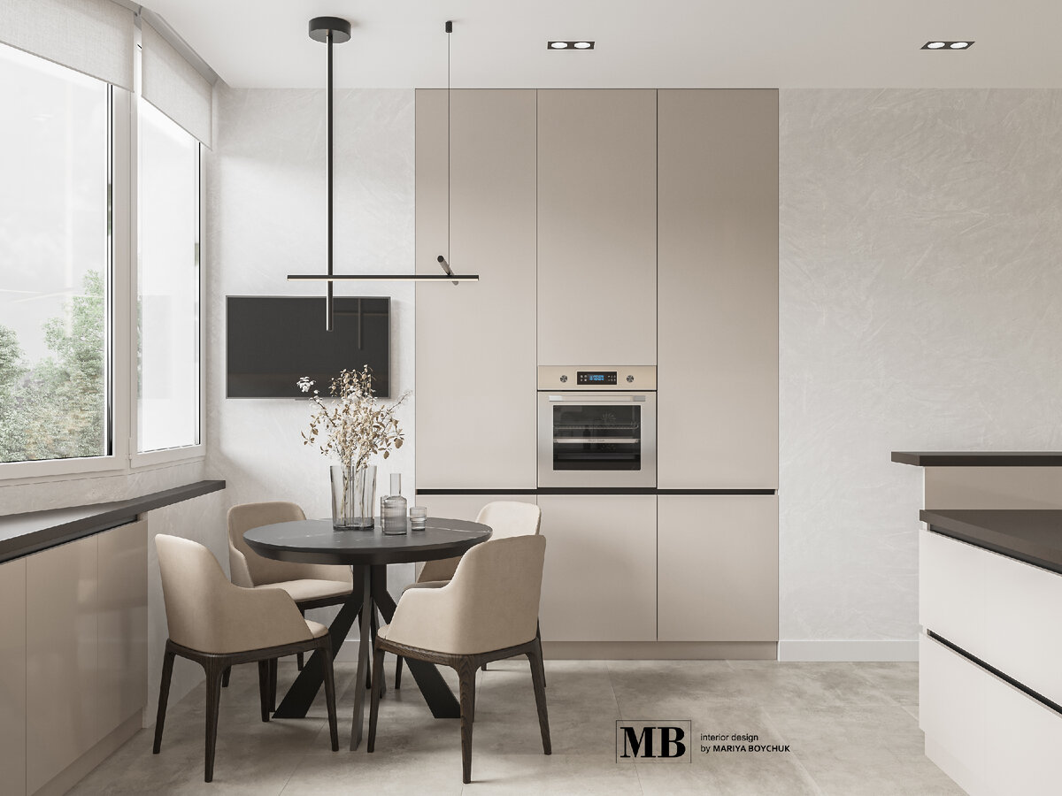интерьер кухни, автор: дизайнер Мария Бойчук +79110735574
