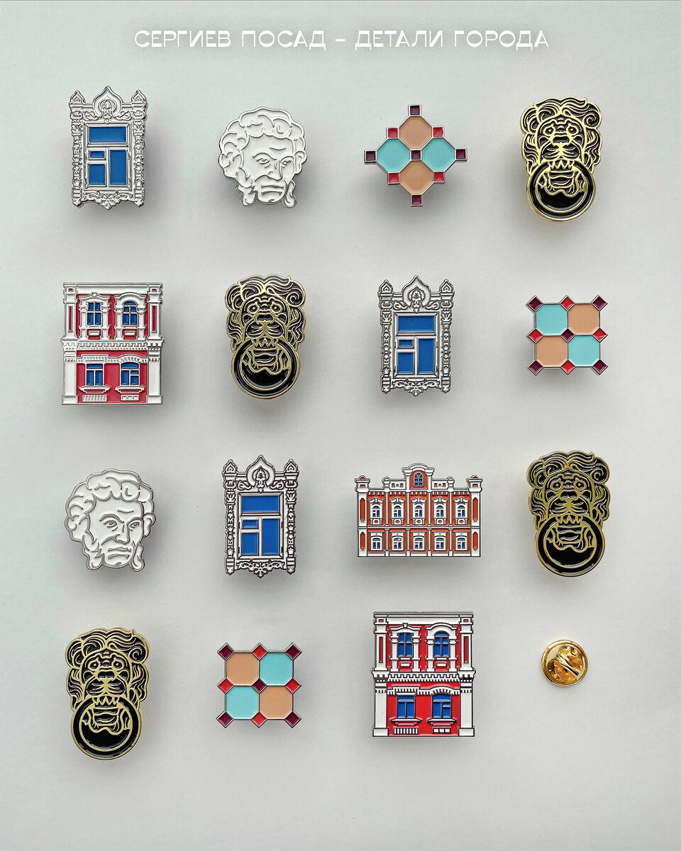 фото значков, материал металл, эмаль, крепление на гвоздике