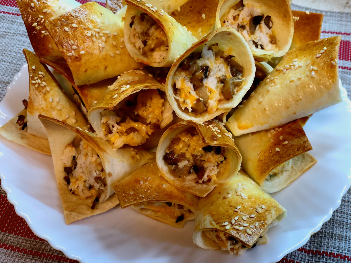 Закуска мясо в лаваше: простой рецепт