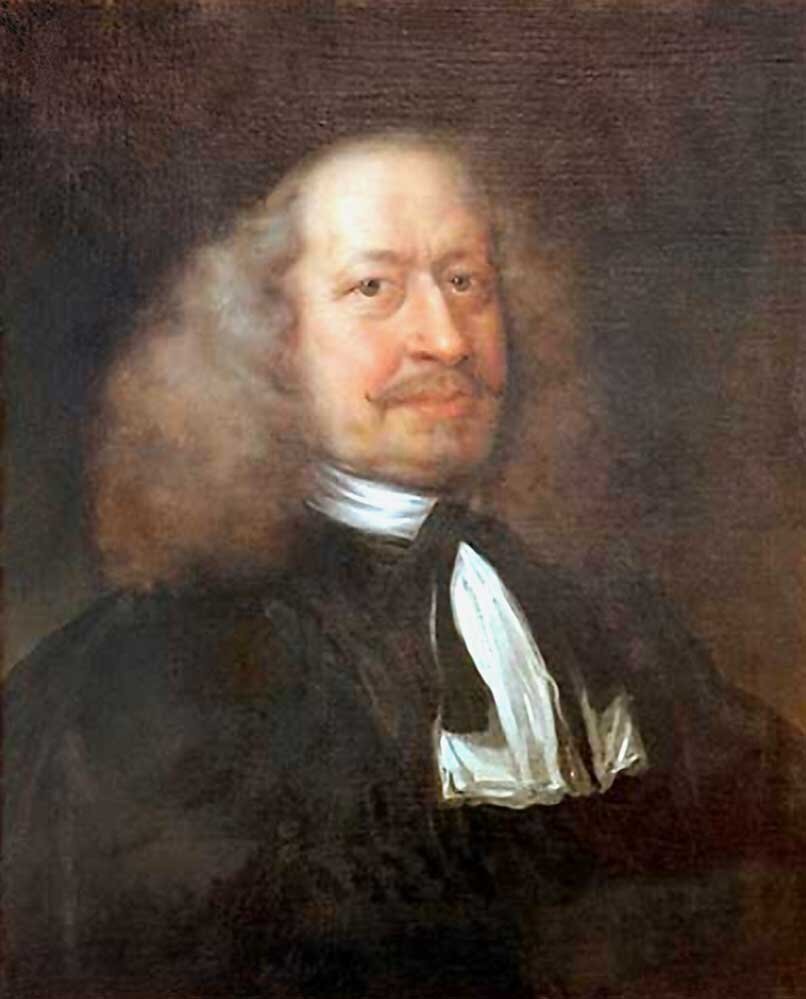 Адам Олеарий (1669 г.). Портрет работы Юргена Овенса