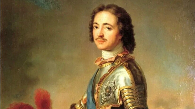 Peter the great founded. Г. Кнеллер. Портрет Петра i. 1698..