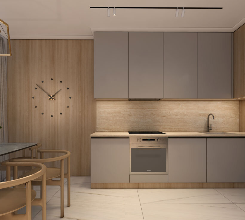 современный стиль кухни в эко оформлении