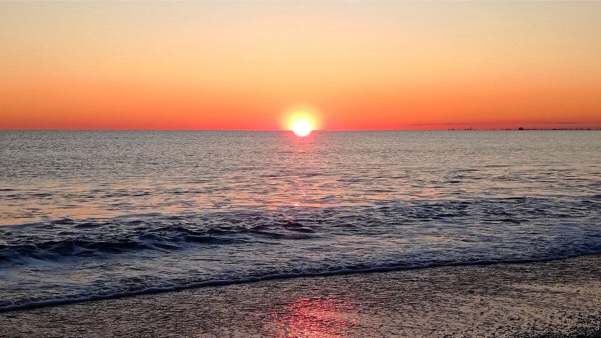 Вчерашний закат в Новофедоровке.