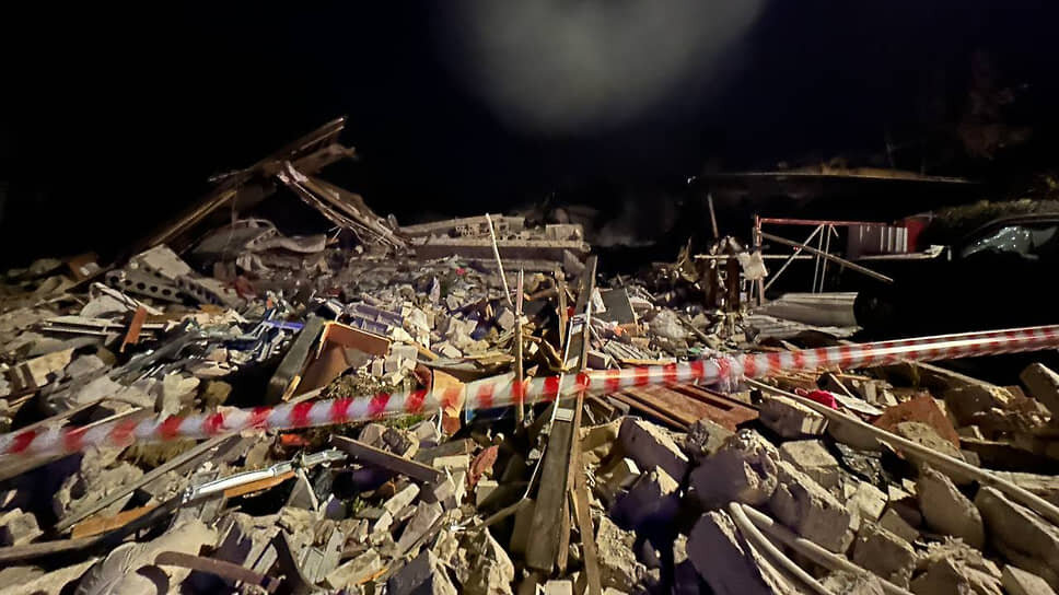 Фото: Телеграм-канал Вячеслава Гладкова📷Последствия взрыва беспилотника