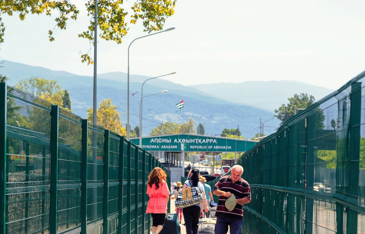 Пешеходный переход границы