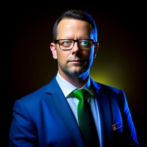 Андроид -руководитель. Рисунок нейросети