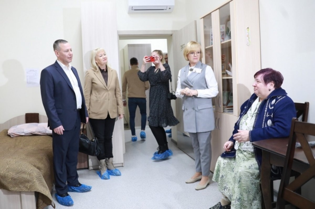    В Некрасовском районе открыли спальный корпус для ветеранов войны и труда