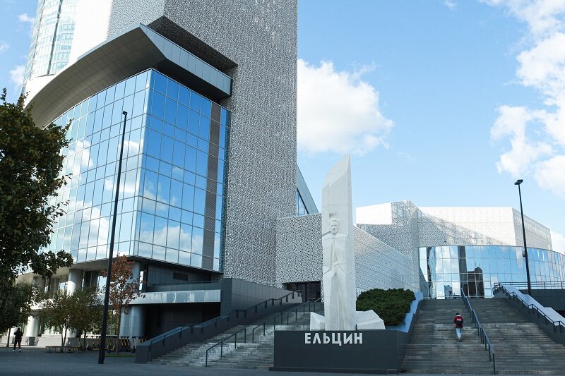 Памятник  Б. Н. Ельцину. Фото: Арина Савина