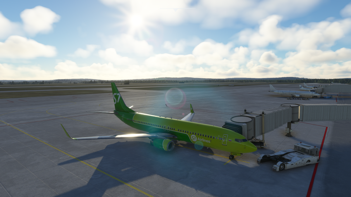 Boeing 737-800 от PMDG в ливрее авиакомпании S7