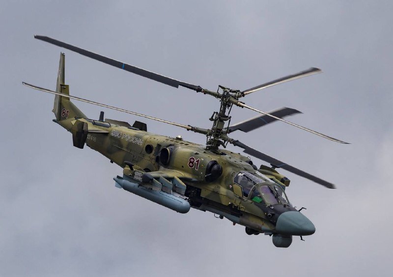 Ка-52 "Аллигатор" в воздухе