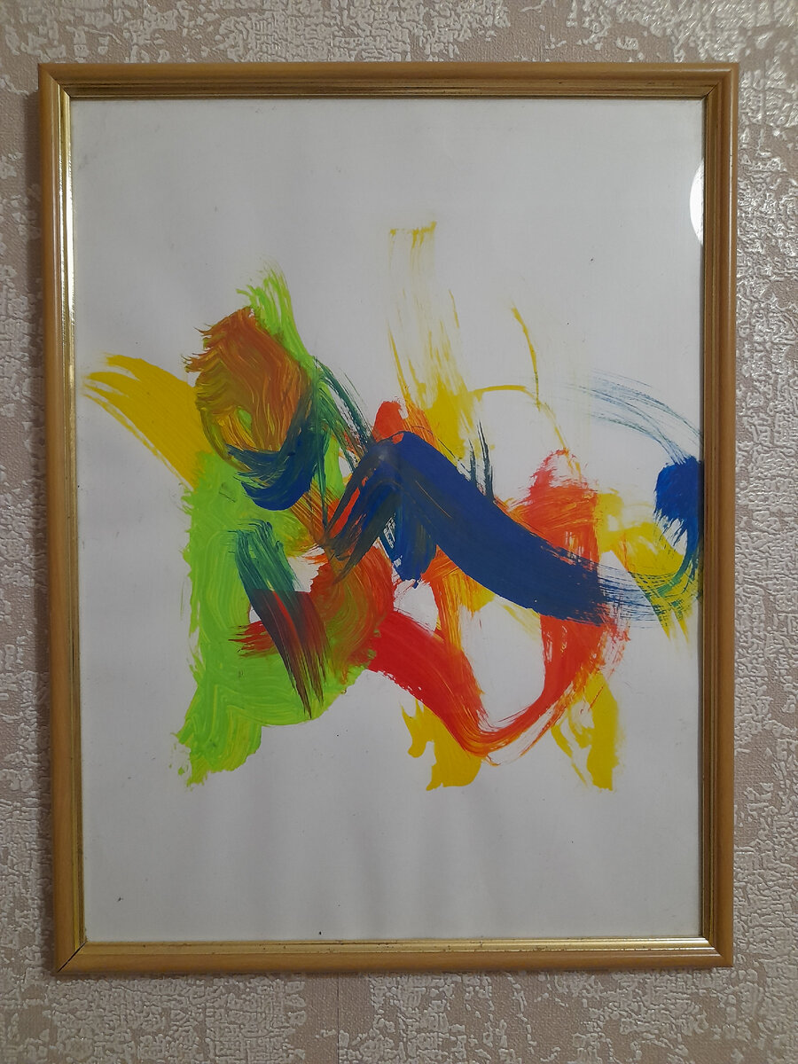 Картина, написанная дельфином😊 Талантищеее😍