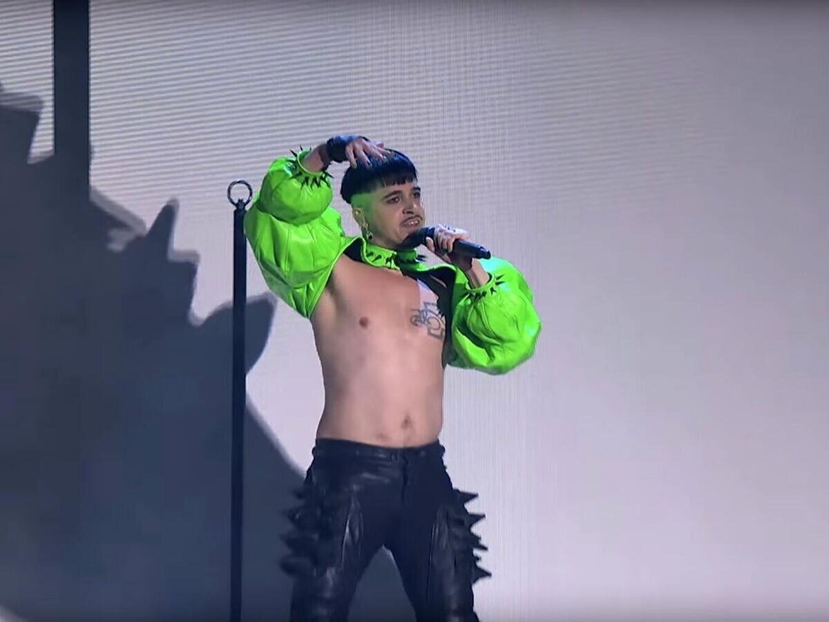    Кадр видео "Käärijä - Cha Cha Cha"© Eurovision Song Contest/YouTube