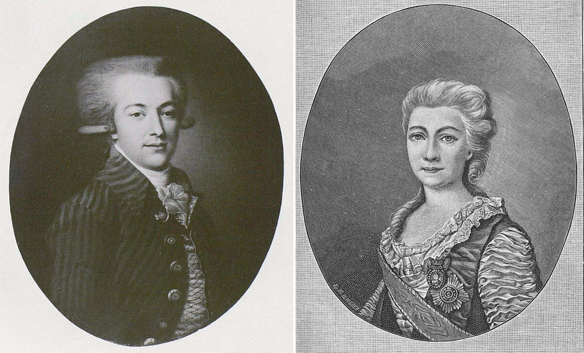 Михаил Дашков и Екатерина Воронцова-Дашкова