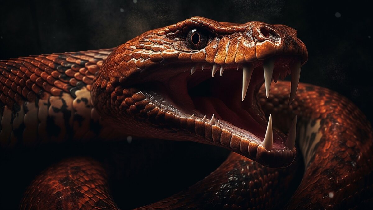     Хладнокровная мадам приятно нежилась на солнышке, когда туристы вместо того, чтобы обойти змею, решили согнать ее с пути на Форт № 3 во Владивостоке. В результате она разозлилась и попыталась напасть.