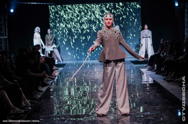   Мария Нехвядович представила коллекцию «Снегурочка». Фото: Михаил Белоусов