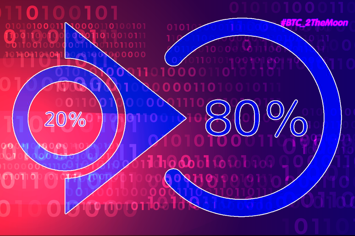 Что такое правило Парето 80/20 и как оно применимо к криптовалютам |  BTC_2TheMoon | Биткоин, блокчейн, криптовалюта | Дзен