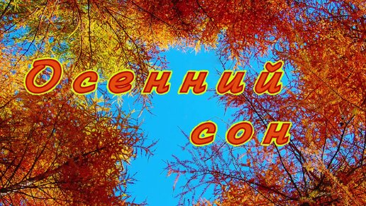 Осенний сон