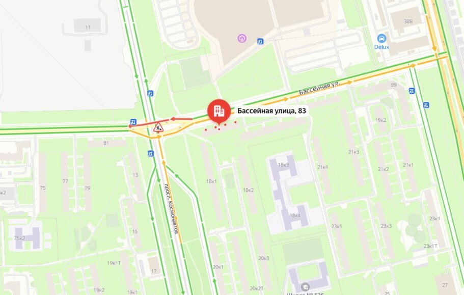 Скриншот карт сервиса «Яндекс. Карты»