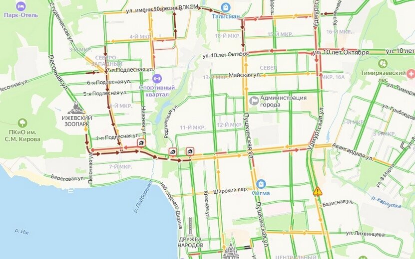 Ижевск пробки на дорогах. Пробки Ижевск. Городок Металлургов Ижевск на карте. Улица Сталеваров Ижевск на карте.