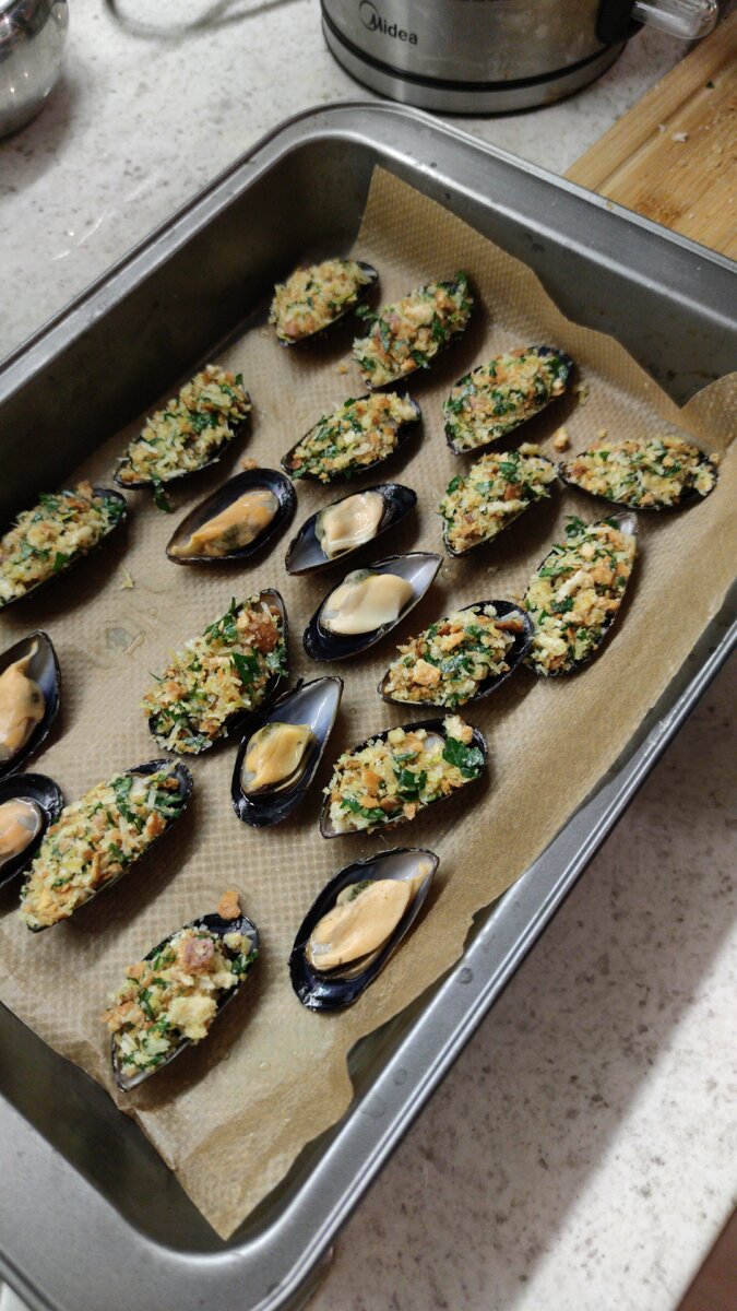 Мидии по-сицилийски 