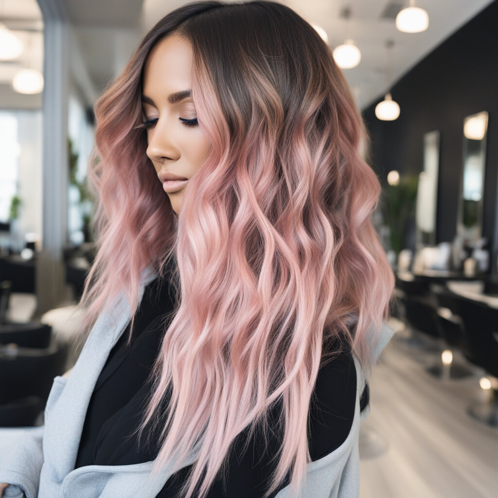 Окрашивание волос в стиле Ombre Hair