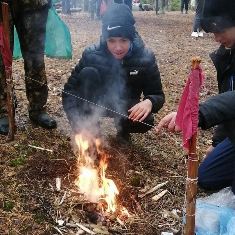 Соревнования по туризму среди школьников