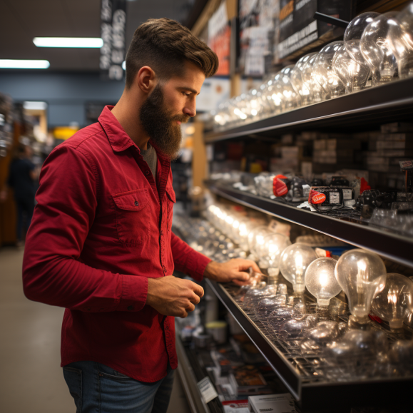 «Как-то сложно! Какие же светодиодные лампы мне подойдут лучше всего?» Нарисовано нейросетью