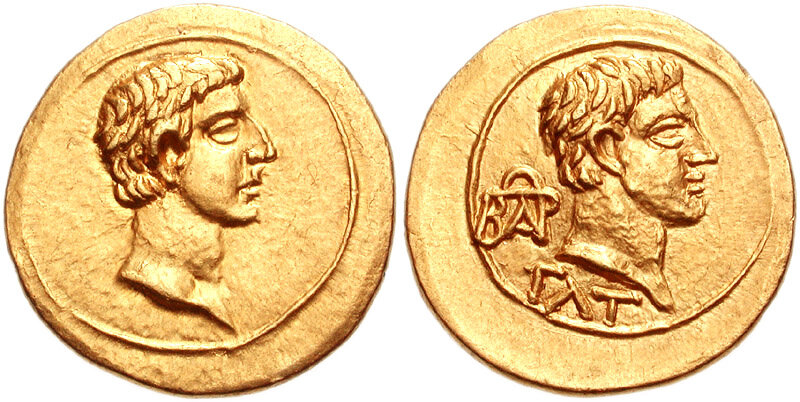 Золотой статер царя Боспора Аспурга. Фото с аукциона Classical Numismatic Group