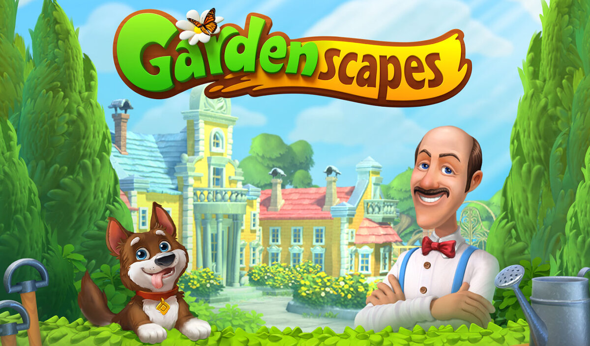 Gardenscapes | Игры три в ряд от Playrix | Дзен