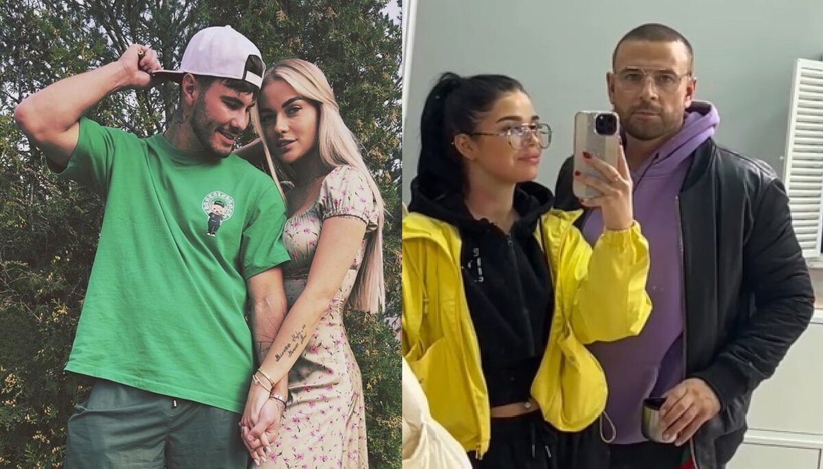 Катя Скалон и Сергей Хорошев/ Алексей Адеев и Маша Мусина (фото из Telegram)